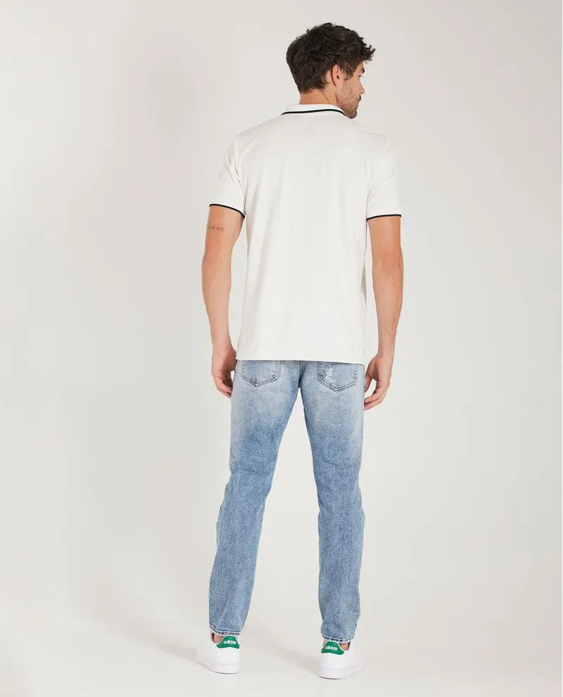 camisa elegante tipo polo para hombre