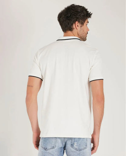 camisa elegante tipo polo para hombre