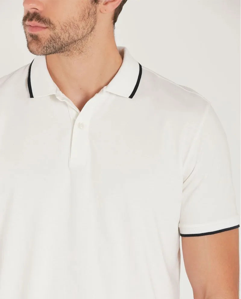 camisa elegante tipo polo para hombre